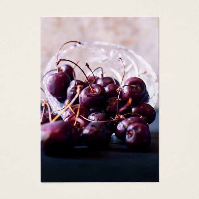 Cartes De Visite Cerises (Devant)