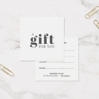 Cartes De Visite Certificat Cadeau de Maquilleur Propre