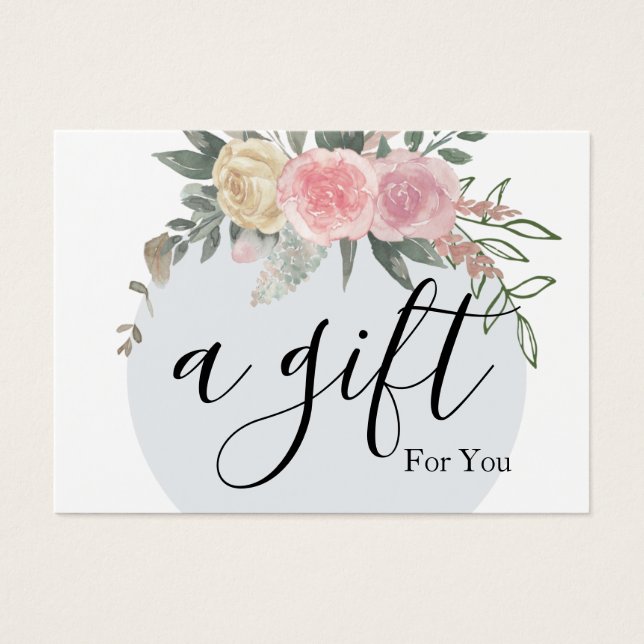 Cartes De Visite Certificat cadeau d'entreprise simple et moderne (Devant)