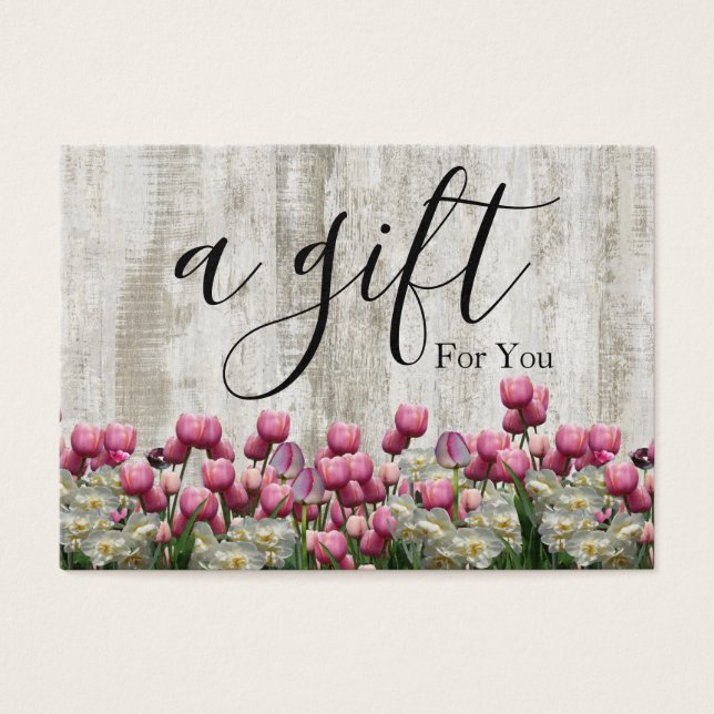 Cartes De Visite Certificat cadeau d'entreprise simple et moderne (Devant)