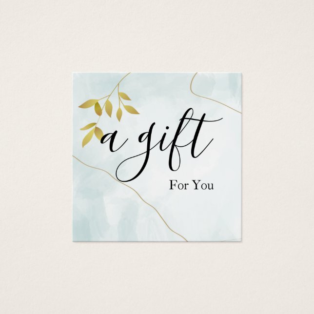 Cartes De Visite Certificat cadeau d'entreprise simple et moderne (Devant)