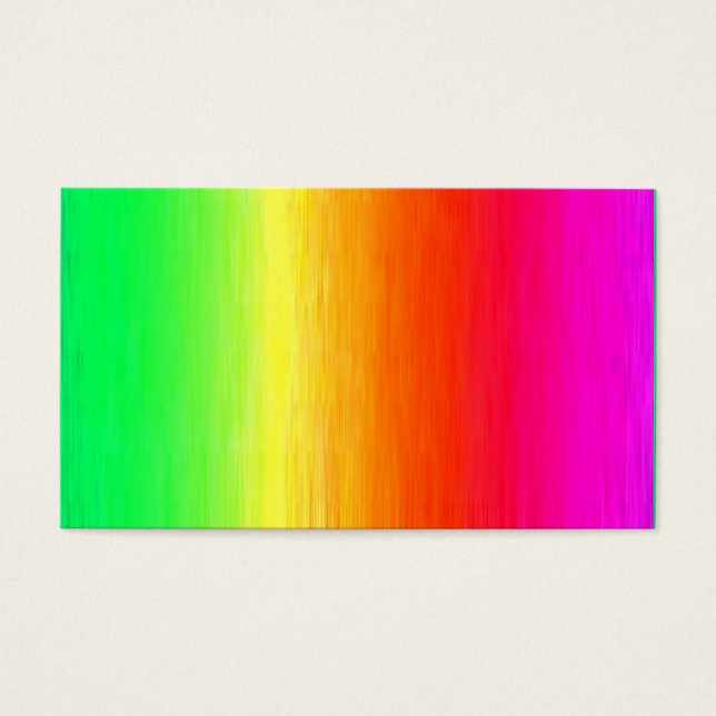 Cartes De Visite chakra rouge orange vert turquouise indigo (Devant)