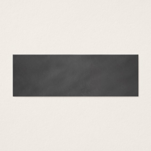 Cartes De Visite Chalkboard Gray Background (Devant)