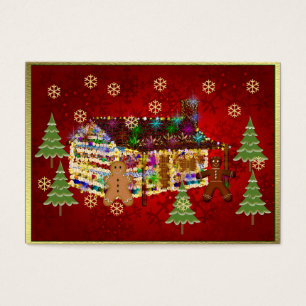 Cartes De Visite Chambre de pain d'épice Bijou-Couverte