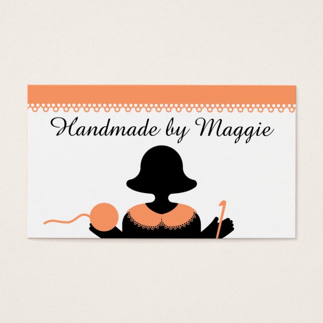 Cartes De Visite Chameçon crochet couleur personnalisée tatage fill (Devant)