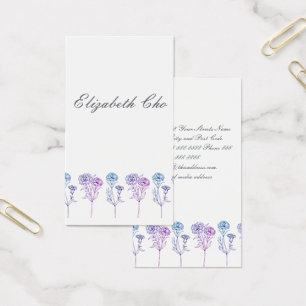 Cartes De Visite Changement d'adresse - oeillets