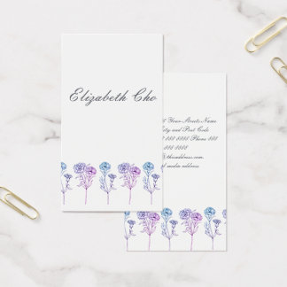 Cartes De Visite Changement d'adresse - oeillets