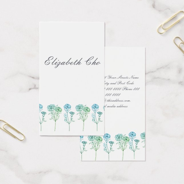 Cartes De Visite Changement d'adresse - oeillets (Bureau)