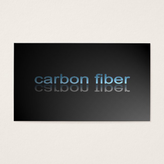 CARTES DE VISITE CHARBON FIBER (Devant)