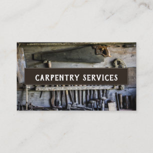 Cartes de visite charpentiers