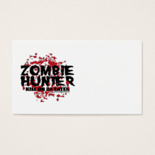 Cartes De Visite Chasseur de zombi