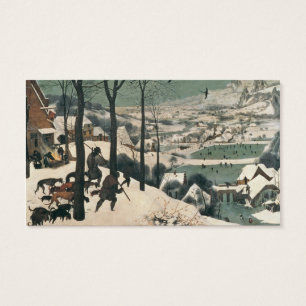 Cartes De Visite Chasseurs dans la neige - janvier 1565