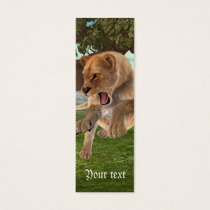 Cartes De Visite Chasseuse Lionne
