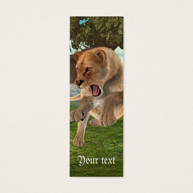 Cartes De Visite Chasseuse Lionne (Devant)