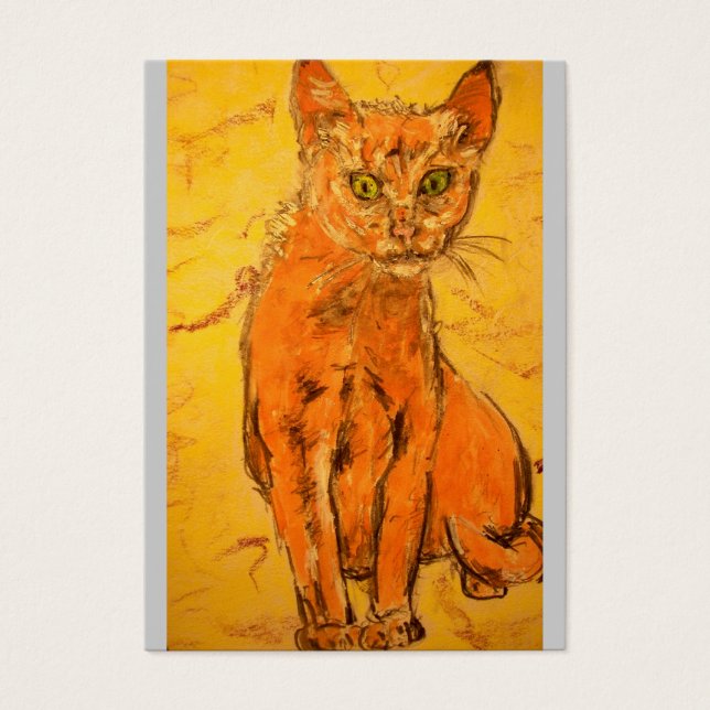 Cartes De Visite chat cool (Devant)