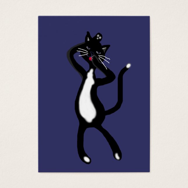 Cartes De Visite chat cool (Devant)