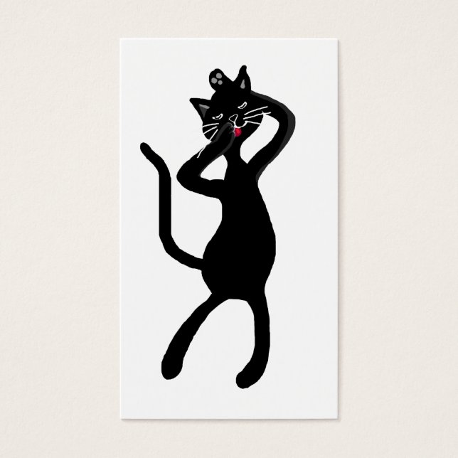 Cartes De Visite chat cool (Devant)