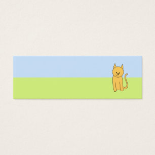 Cartes De Visite Chat mignon de gingembre