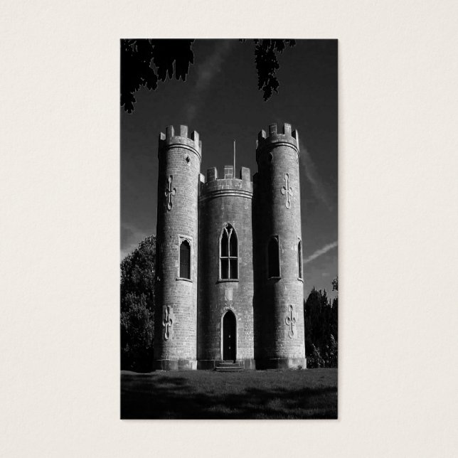 Cartes De Visite Château de Blaise bw uk (Devant)
