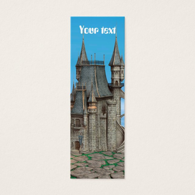 Cartes De Visite Château de Conte de Fées (Devant)