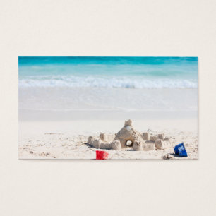 Cartes De Visite Château de sable
