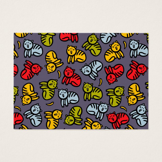 Cartes De Visite Chats plus bananes (Devant)
