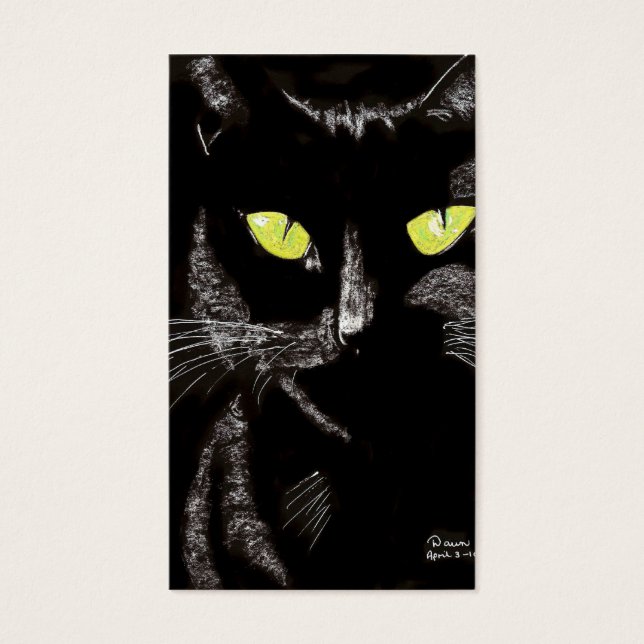 Cartes De Visite chatte sassy (Devant)