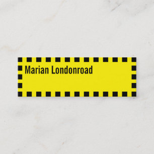 Cartes de visite chauffeur de taxi animal