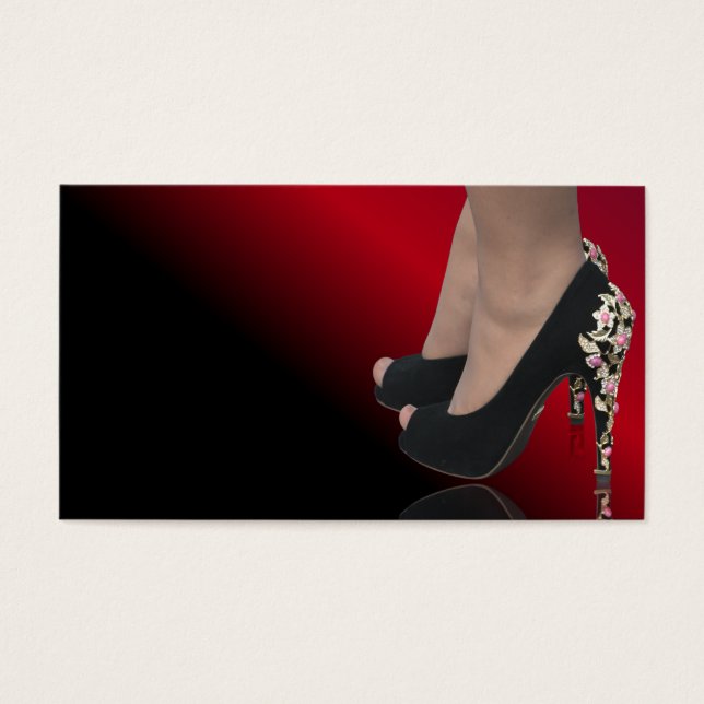 Cartes De Visite Chaussures de belle dame (Devant)