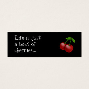 Cartes De Visite Cheerbomb MiniCard : Bol de cerises