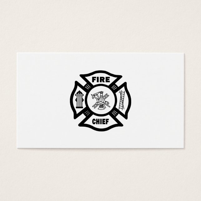 Cartes De Visite Chef Fire (Devant)