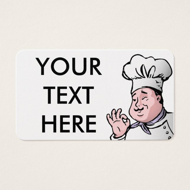 CARTES DE VISITE CHEF GOURMET (Devant)