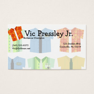Cartes De Visite Chemises Iconiques Amusant Unique Conception Perso