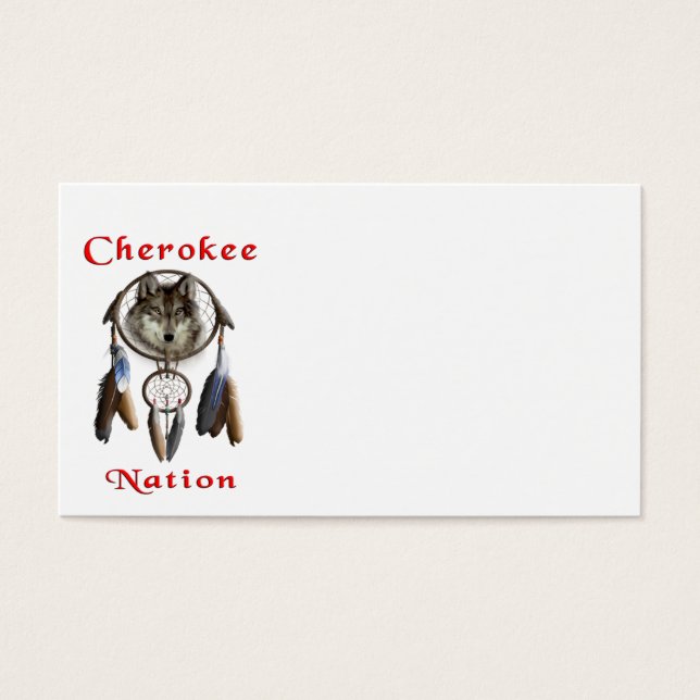 Cartes De Visite Cherokee (Devant)