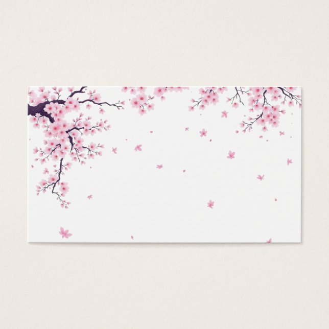Cartes De Visite Cherry Blossom Sakura Japanese Art Tote  (Devant)