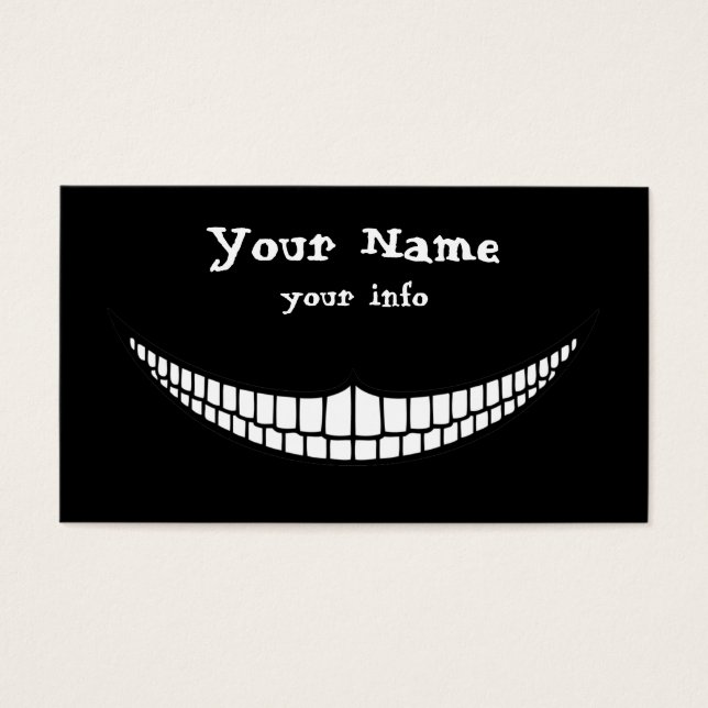 Cartes De Visite Cheshire Grin (Devant)