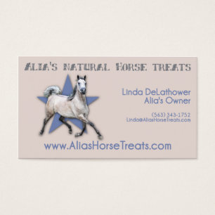 Cartes De Visite Cheval Arabe - festins naturels du cheval d'Alia