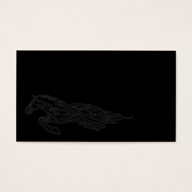 Cartes De Visite Cheval de course (Devant)