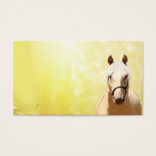 Cartes De Visite Cheval de palomino