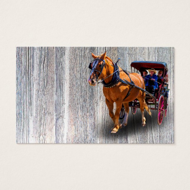 CARTES DE VISITE CHEVAL ET TRANSPORT (Devant)