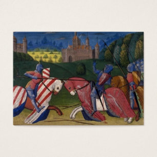 Cartes De Visite Chevaliers joutants