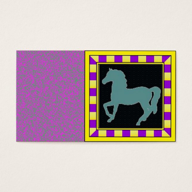 Cartes De Visite Chevaux (Devant)
