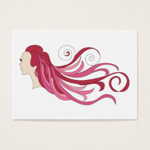 Cartes De Visite Cheveux colorés