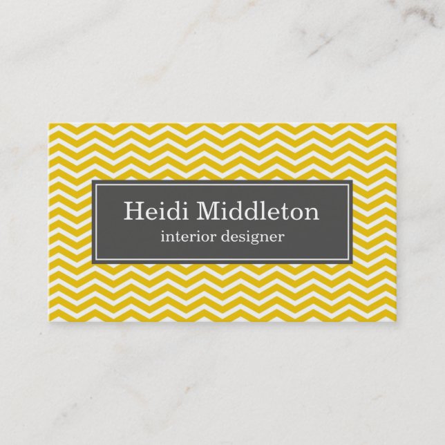cartes de visite > chevron [charbon de bois : (Devant)