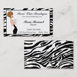 Cartes de visite Chic Boutique