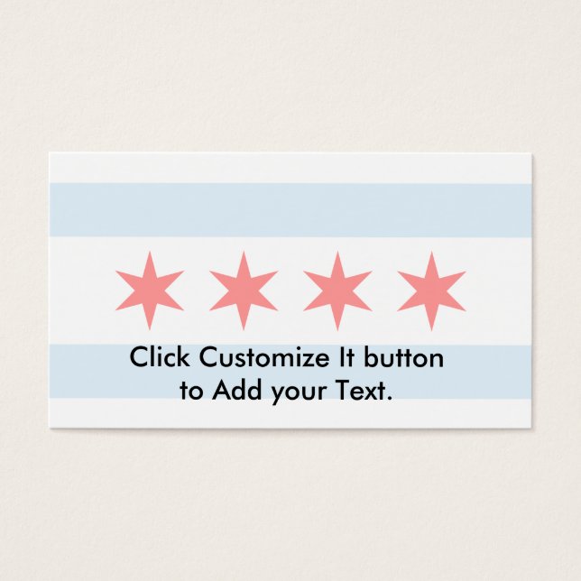 Cartes De Visite Chicago, États-Unis (Devant)
