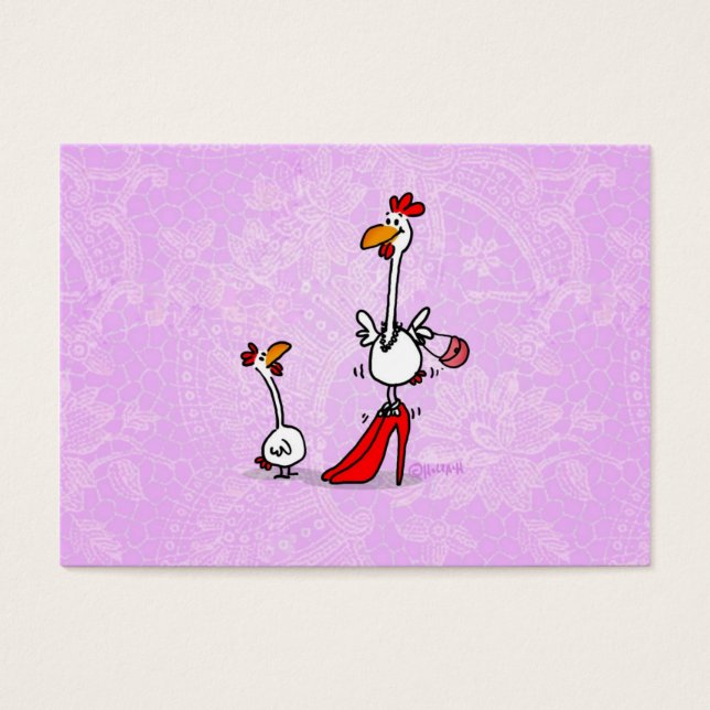 Cartes De Visite Chick de luxe (Devant)