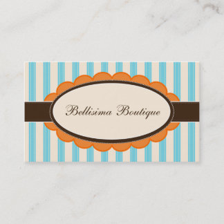 Cartes de visite chics de concepteur de boutique :