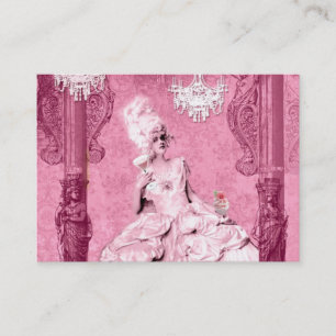 Cartes de visite chics de couture de Marie