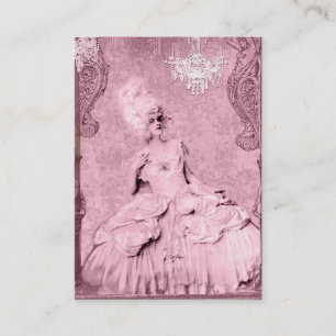 Cartes de visite chics de couture de Marie